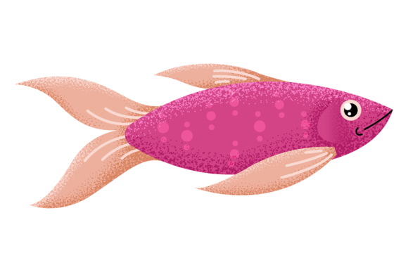 Download Aquarium Fish. Trendy Textured Ocean Wil - Aquarium Collection